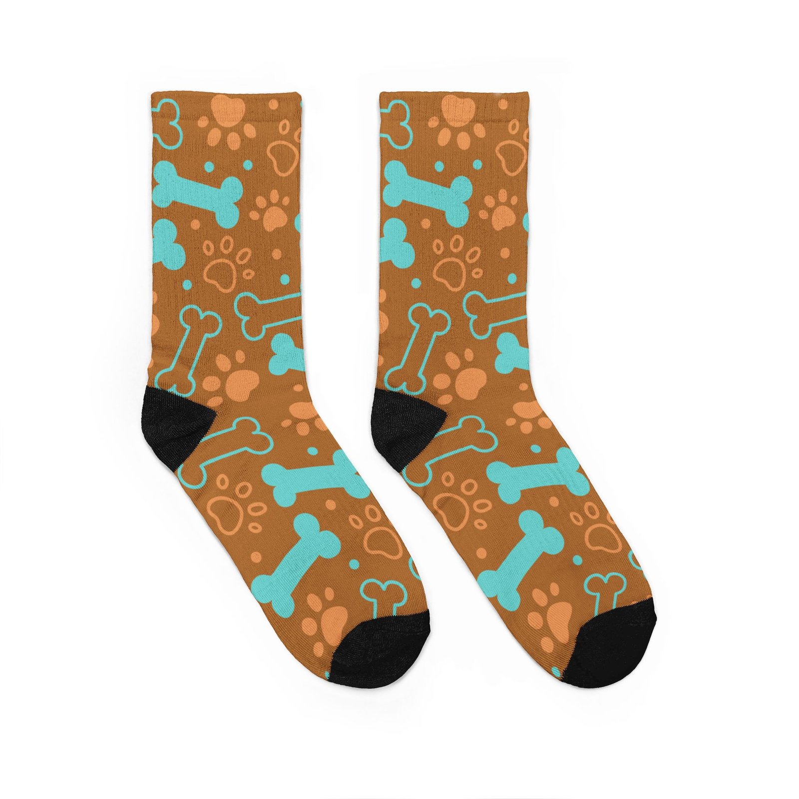 Unisex Padded Crew Socks (DTG) - Image 2