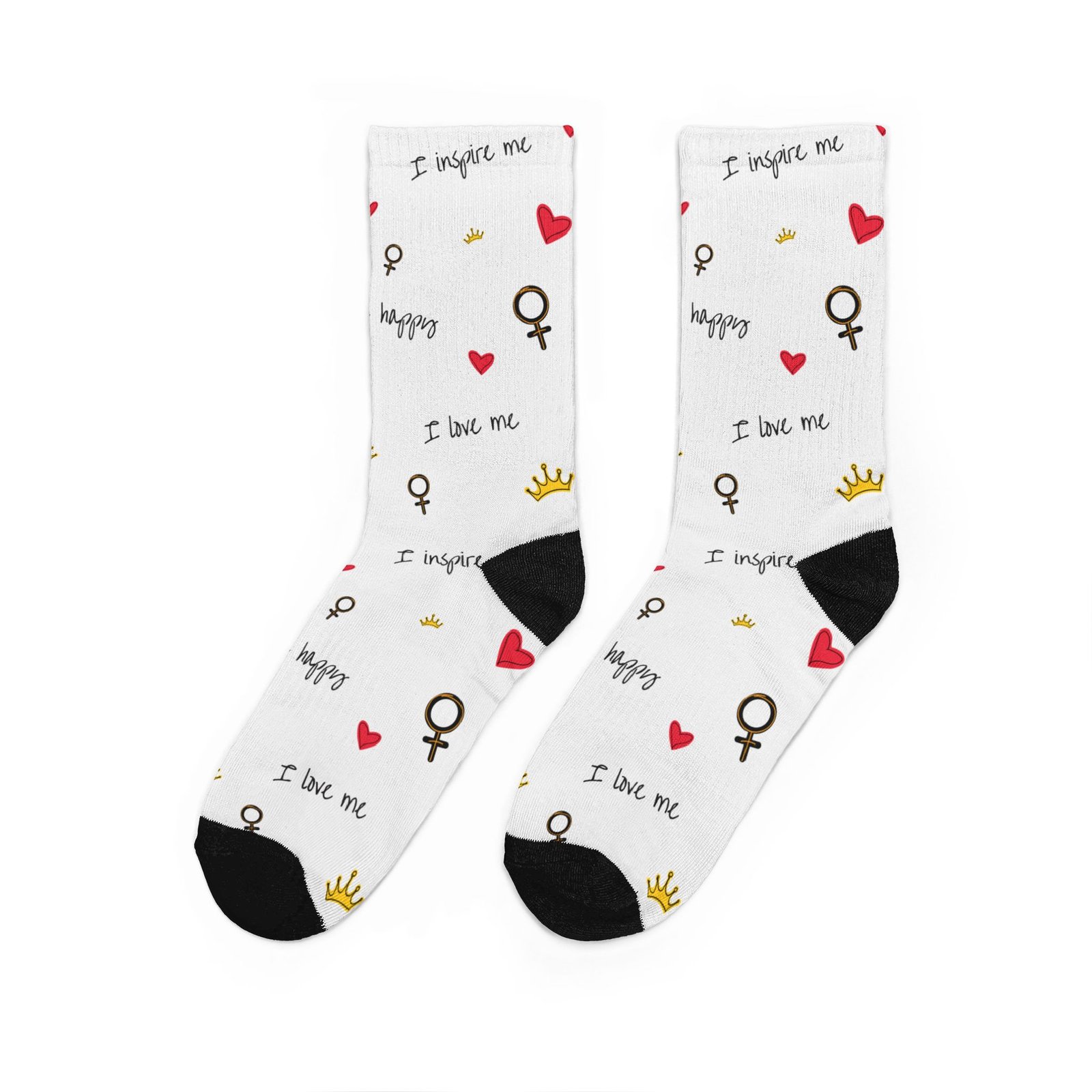 Unisex Padded Crew Socks (DTG)