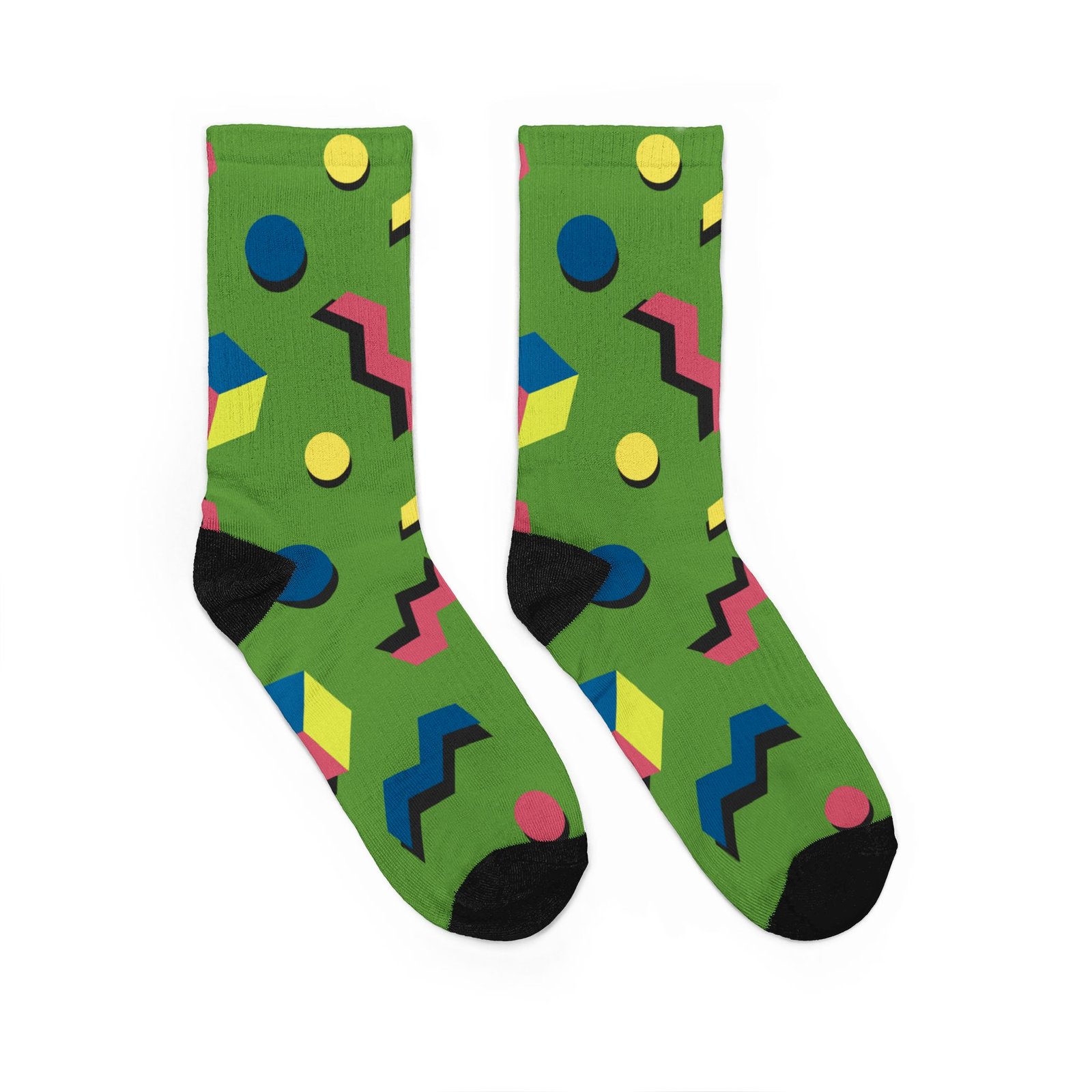 Unisex Padded Crew Socks (DTG) - Image 2