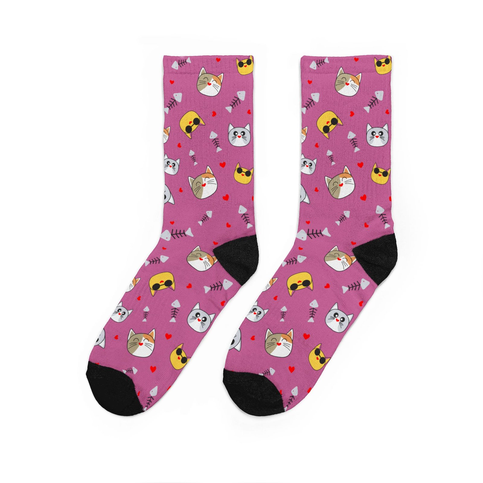 Unisex Padded Crew Socks (DTG)
