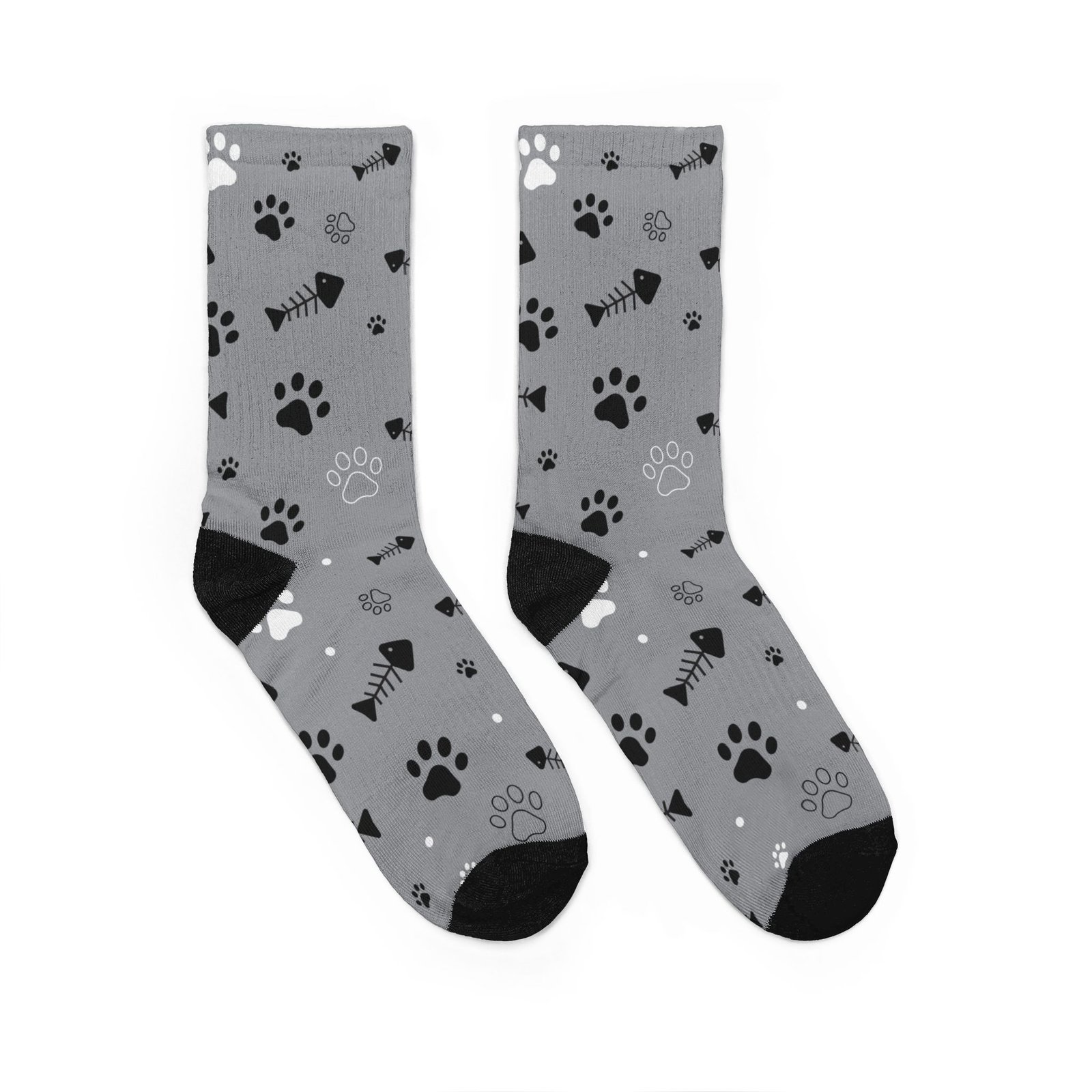 Unisex Padded Crew Socks (DTG) - Image 2