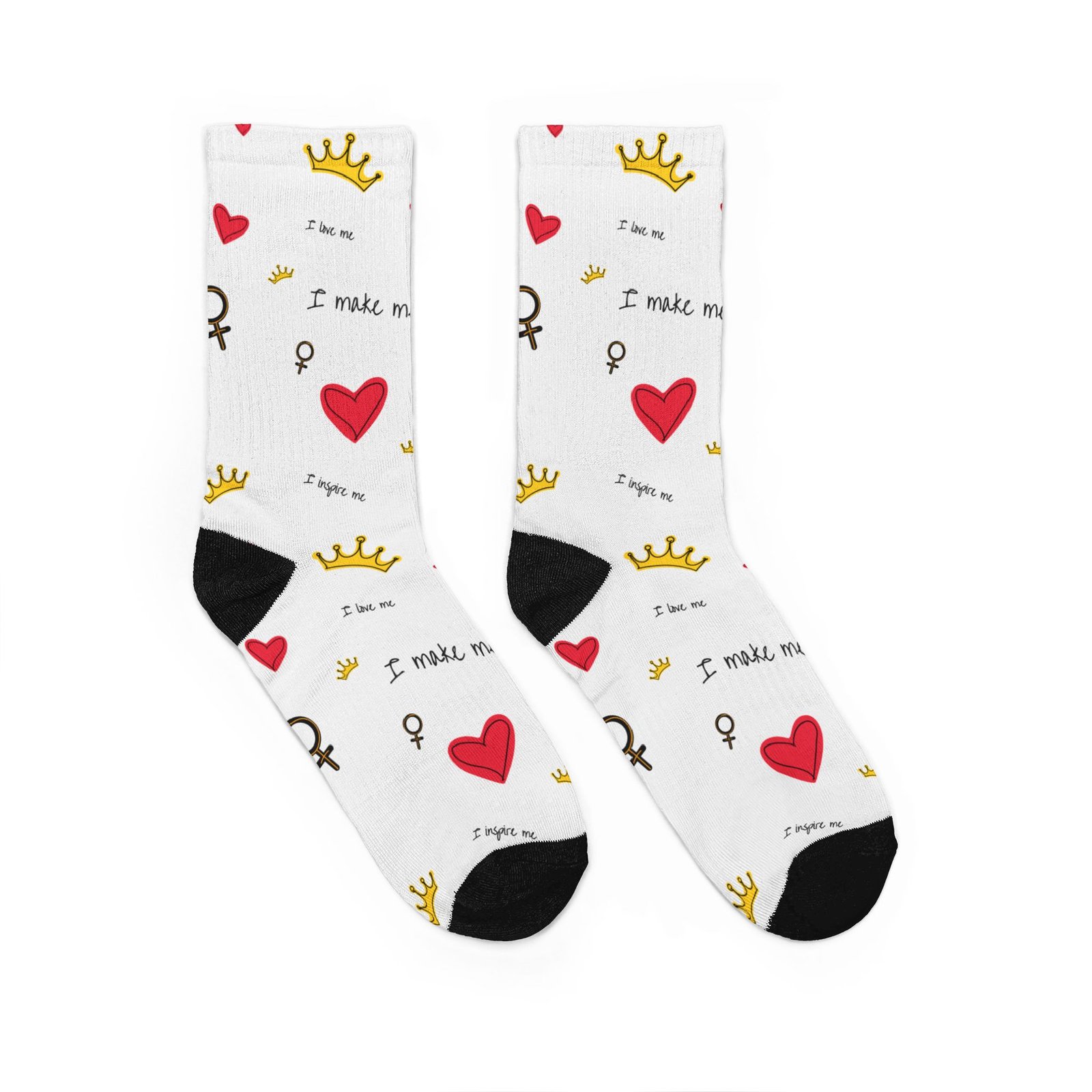 Unisex Padded Crew Socks (DTG) - Image 2