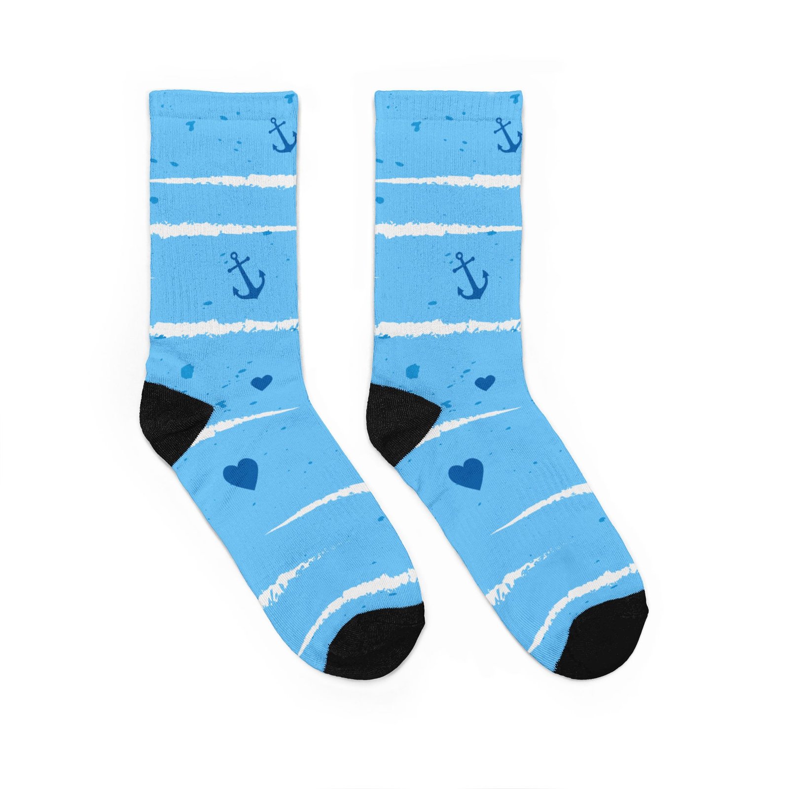 Unisex Padded Crew Socks (DTG) - Image 2